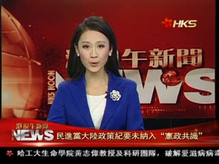 民进党大陆政策纪要未纳入“宪政共识”	